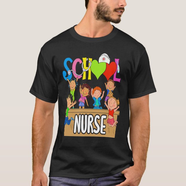 Grundschule: Krankenpflege zurück zur Schule T-Shirt (Vorderseite)