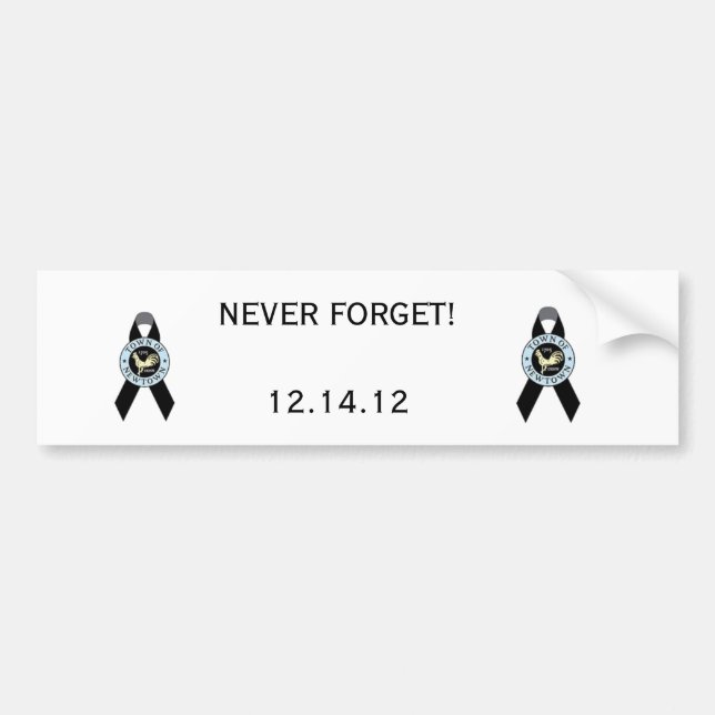 Grundschule Newtown, CT Sandy Hook Autoaufkleber (Vorne)