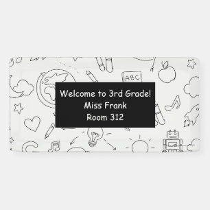 Grundschule Personalisierte Lehrer Klassenzimmer Banner