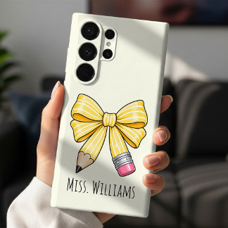 Grundschullehrer individuell benannter Bleistift-B Samsung Galaxy Hülle
