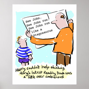 Grundschullehrer Kinderbuch Poster