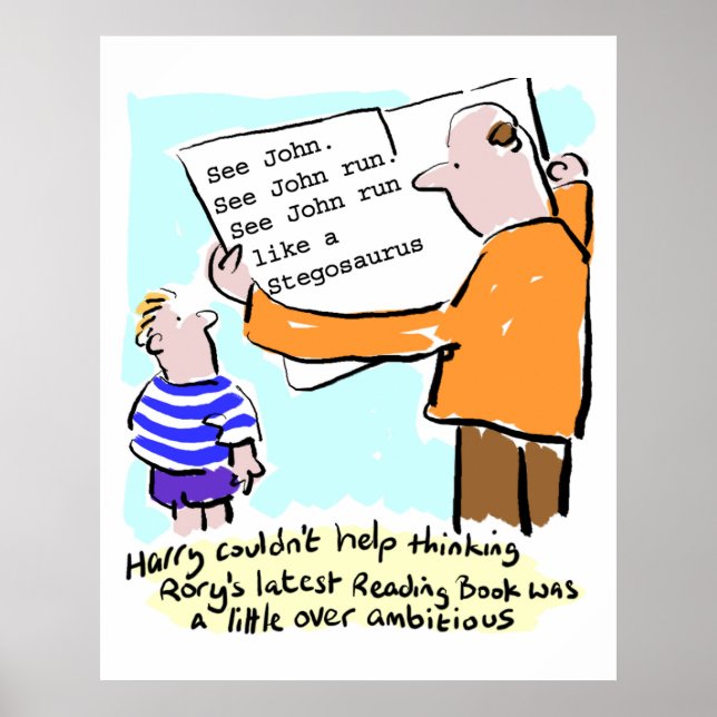 Grundschullehrer Kinderbuch Poster (Vorne)