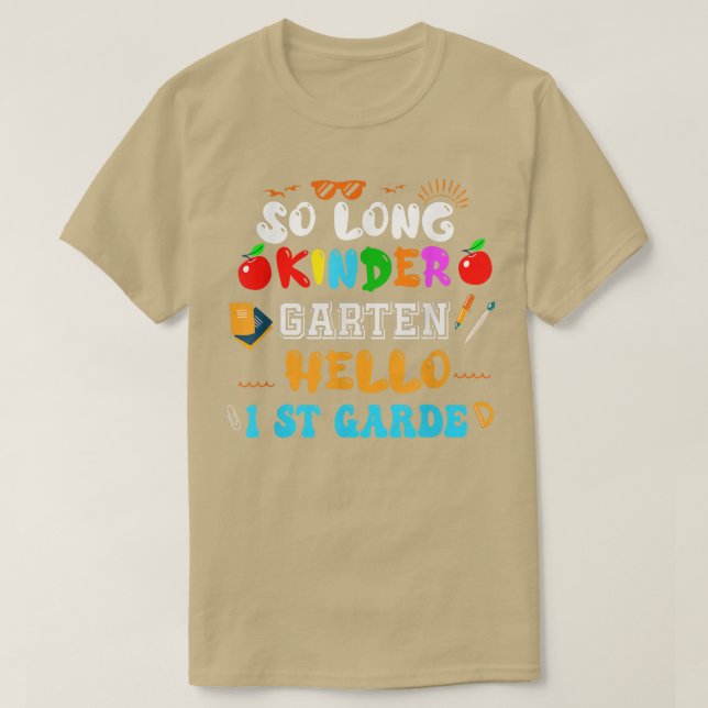 Grundschullehrer so lange Kindergarten 1 s T-Shirt (Design vorne)