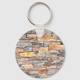 Grundstein | Natursteinmuster | Steine Schlüsselanhänger