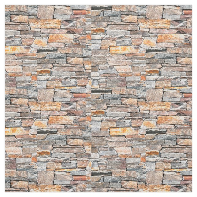 Grundstein | Natursteinmuster | Steine Stoff (Muster)