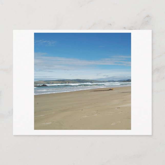 Grundstück am Strand Postkarte (Vorderseite)