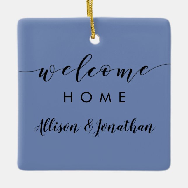 Grundstücksmakler-Verzierung, Kunde danken Ihnen Keramikornament (Vorderseite)