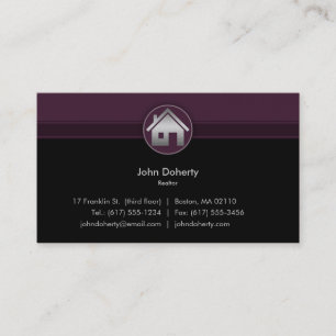 Grundstücksmakler-Visitenkarte Visitenkarte