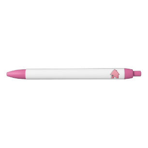 Grundstücksmaklerstift Damen des rosa Hauses Kugelschreiber