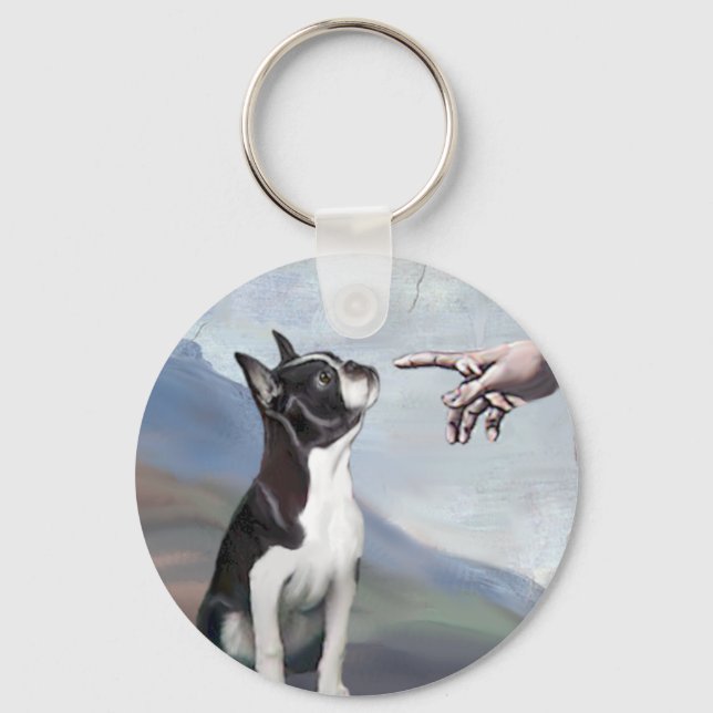 Gründung der Boston Terrier (#3) Schlüsselanhänger (Vorderseite)