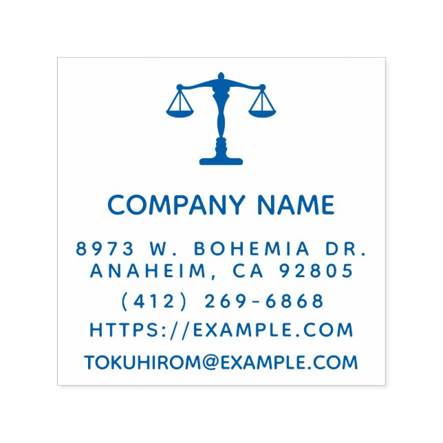 Gründung einer eigenen Anwaltskanzlei Permastempel (Design)