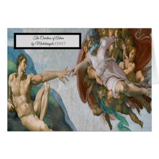 Gründung von Adam durch Michelangelo