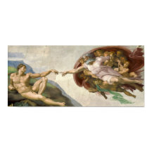 Gründung von Adam - Gemalt von Michelangelo