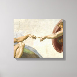 Gründung von Adam Hands - Michelangelo Leinwanddruck