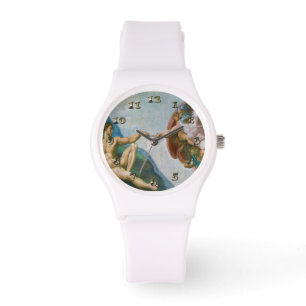 Gründung von Adam - Michelangelo 1475 - 1564 Armbanduhr