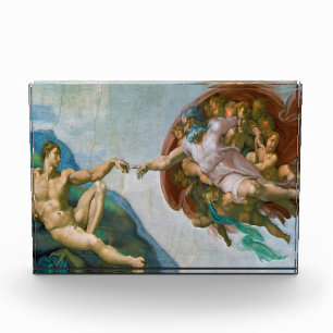 Gründung von Adam - Michelangelo 1475 - 1564 Fotoblock