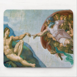 Gründung von Adam - Michelangelo 1475 - 1564 Mousepad