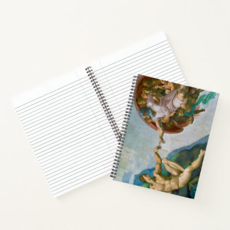 Gründung von Adam - Michelangelo 1475 - 1564 Notizbuch