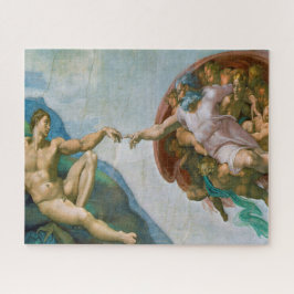Gründung von Adam - Michelangelo 1475 - 1564 Puzzle
