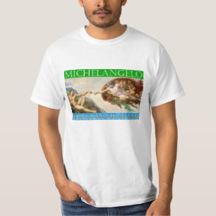 Gründung von Adam - Michelangelo, Sixtinische Kape T-Shirt