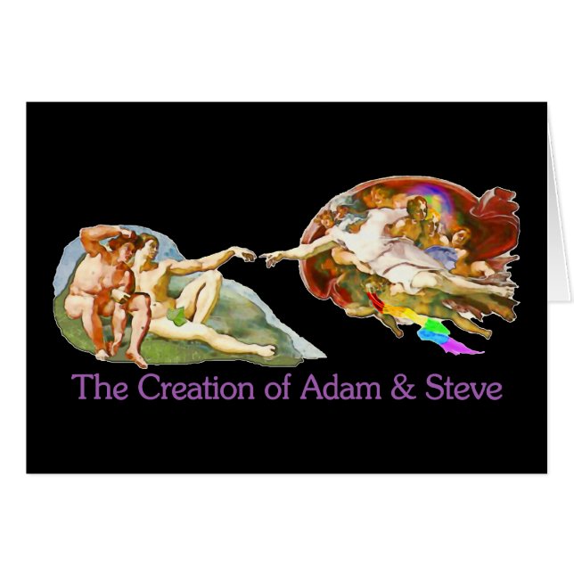 Gründung von Adam und Steve (Vorderseite (Horizontal))