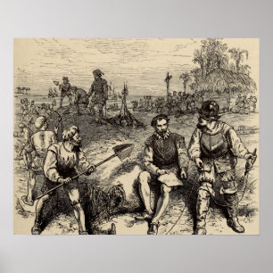 Gründung von St. Augustine Poster