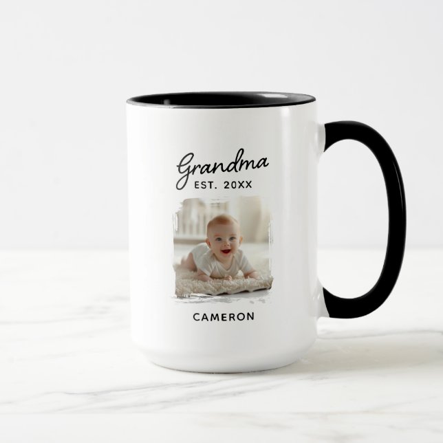 Gründungsdatum des Oma-Oma-Fotos Tasse (Rechts)