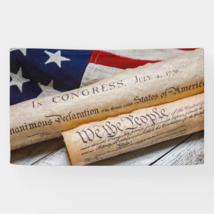 Gründungsdokumente der USA Banner