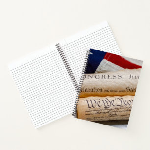 Gründungsdokumente der USA Notizbuch