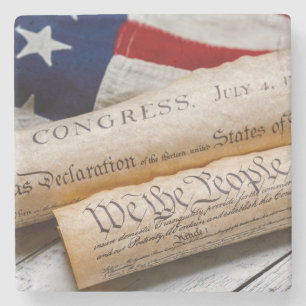 Gründungsdokumente der USA Steinuntersetzer