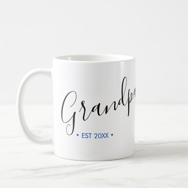 Gründungsjahr Personalisiert Kaffeetasse (Links)