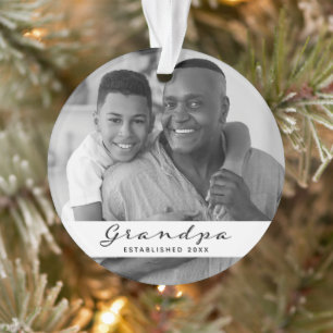 Gründungsmitglied   Foto Schwarz und Weiß Ornament