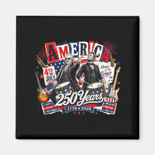Gründungsvater Abe Lincoln spielt Gitarre 250. Magnet