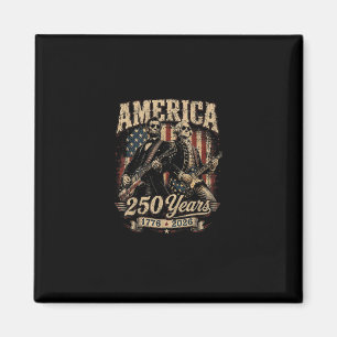 Gründungsvater Abe Lincoln spielt Gitarre 250. Magnet