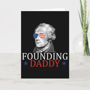 Gründungsvater Alexander Hamilton 4. Juli  Karte