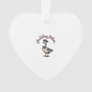 Gründungsvater Gans Vintage Patriotisches Hemd Des Ornament