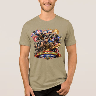 Gründungsväter Superhelden-Team 250. Jubiläum Tri-Blend Shirt