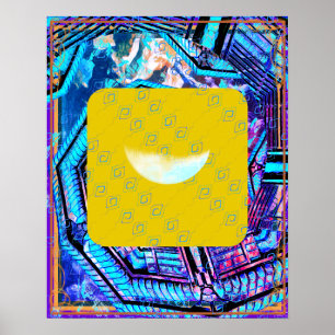 Grundwasser innerhalb der Erd-Medizin Tattva Poster