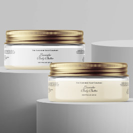 Grundwasserdichte weiße Kosmetik JAR-Etikett 1" x Aufkleber