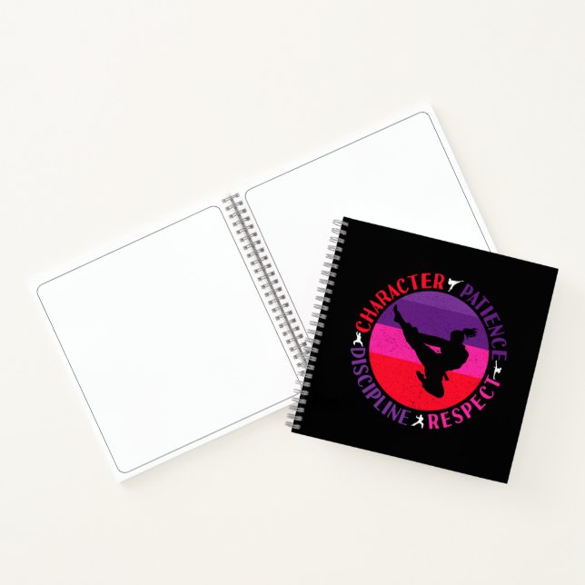 Grundwerte der Kampfkunst - Karate Notizbuch (Innenseite)