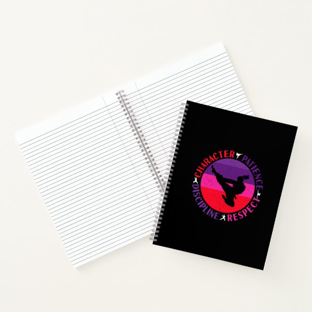 Grundwerte der Kampfkunst - Karate Notizbuch (Innenseite)