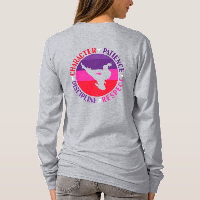 Grundwerte der Kampfkunst - Karate T-Shirt (Rückseite)