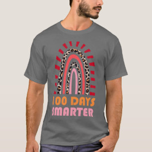 Grüne 100 Tage schlauer T-Shirt