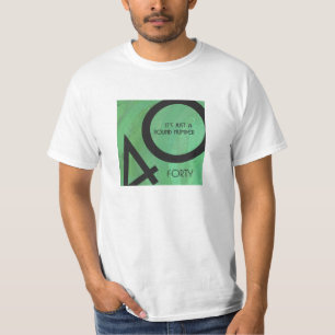 Grüne 40. Dekade Geburtstag T-Shirt