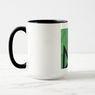 Grüne 40. Dekade Geburtstag Tasse