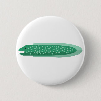 Grüne Aal-Primitiv-Art Button