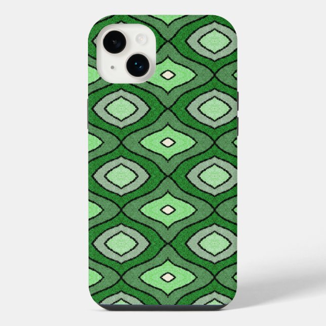 Grüne abstrahierte Case-Mate iPhone-Hülle iPhone Hülle (Rückseite)