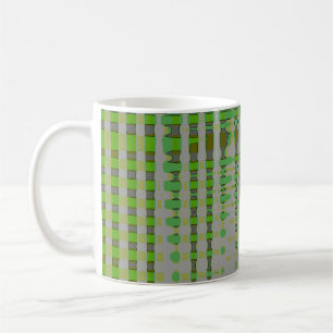 Grüne abstrakte Kunst 1003 Kaffeetasse