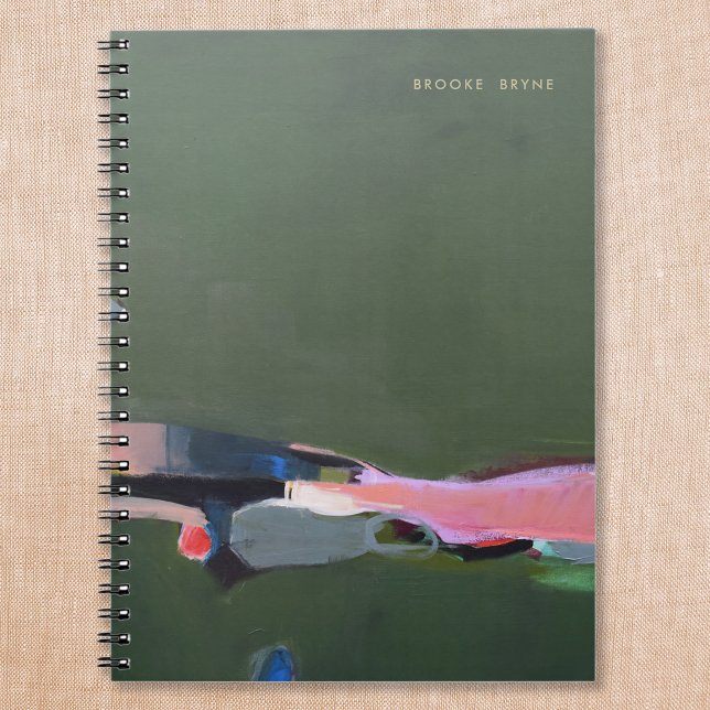 Grüne Abstrakte Malerei Notizblock (Von Creator hochgeladen)