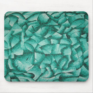 Grüne abstrakte Mausunterlage Mousepad